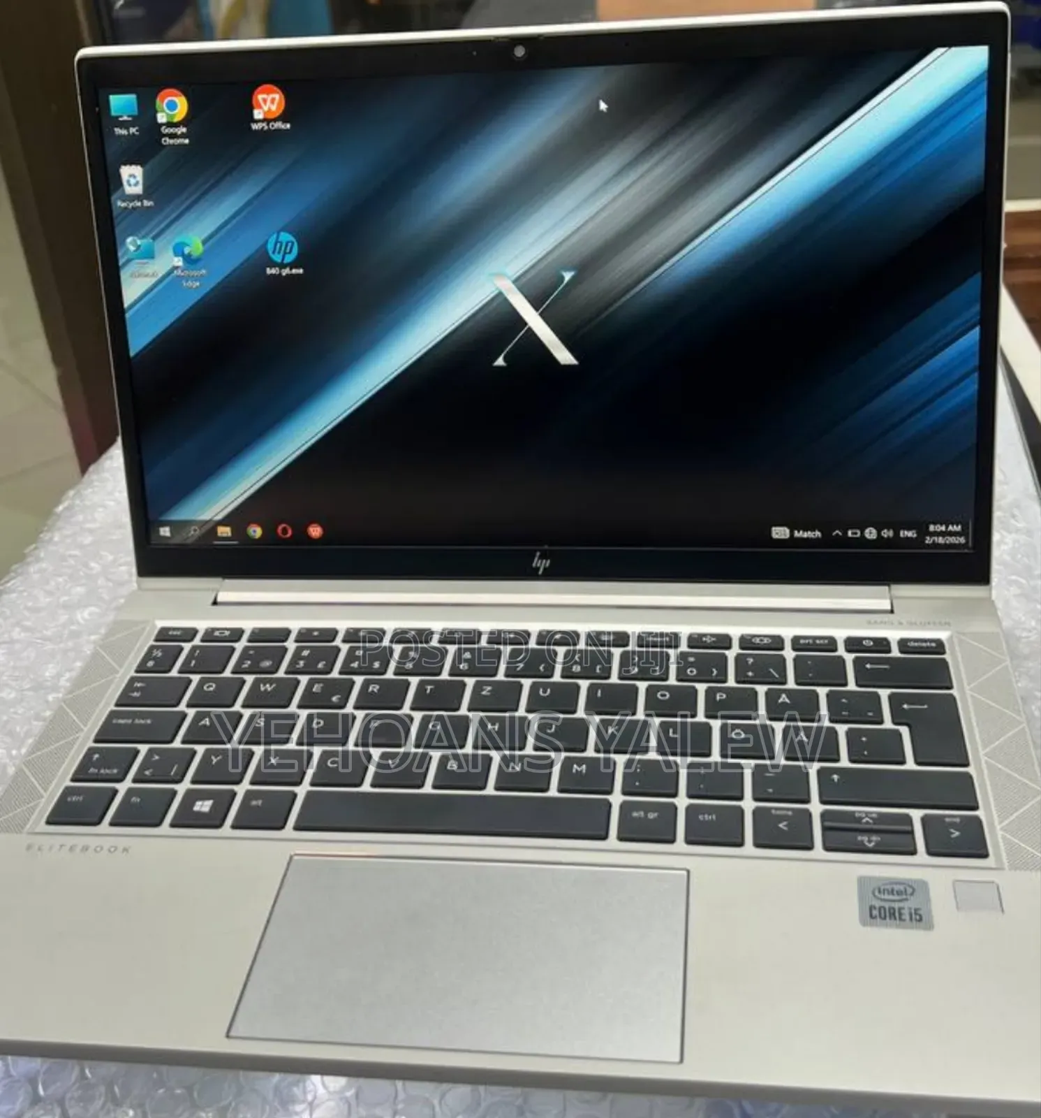 New Laptop HP EliteBook 840 G7 16GB Intel Core i5 SSD 512GB