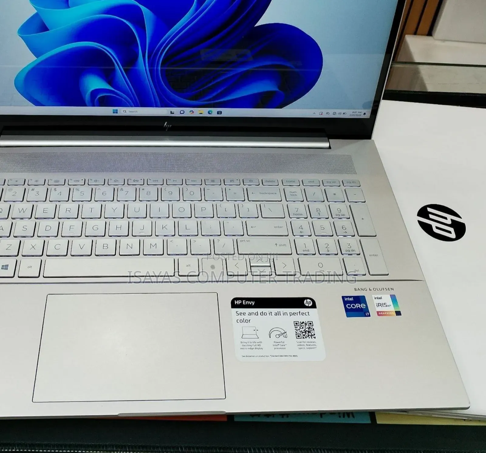 New Laptop HP Envy 17 16GB Intel Core i7 SSD 512GB
