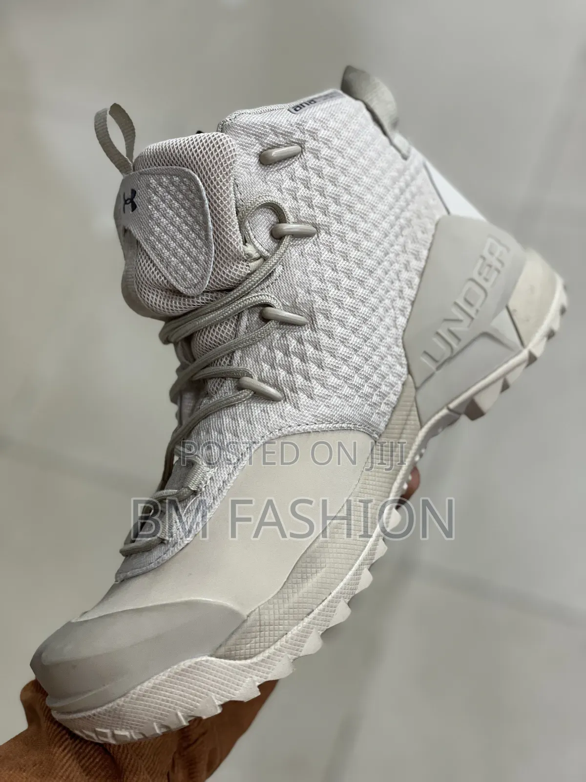 Under Armour Light Grey Textured Mesh Tactical Boot