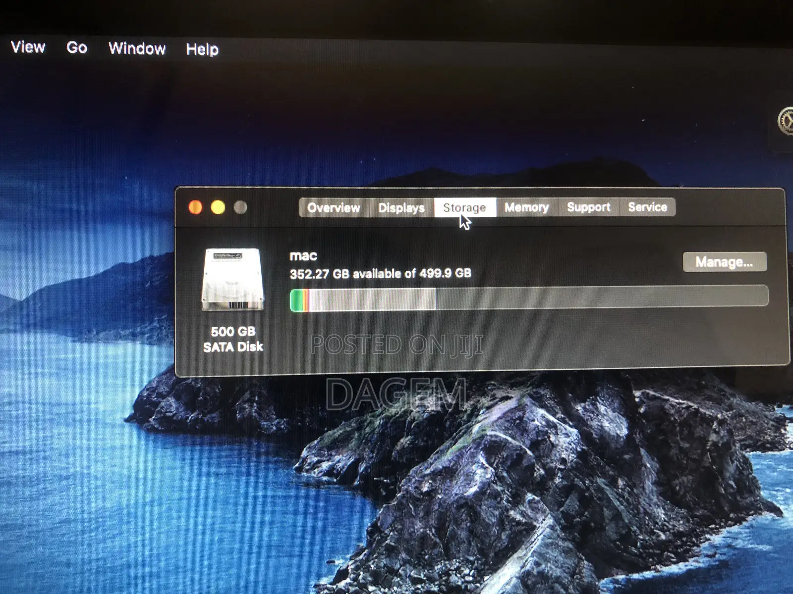 Laptop Apple MacBook 2012 4GB Intel Core i5 HDD 500GB