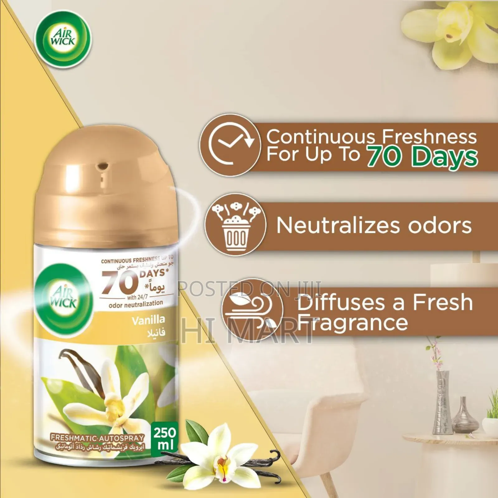 Airwick Automatic Airfreshner With Dispenser