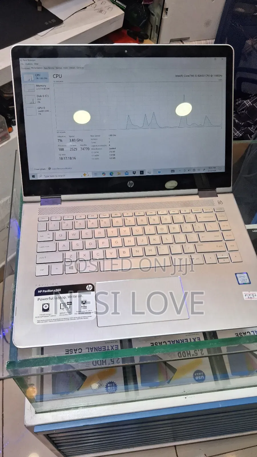 New Laptop HP Pavilion x360 8GB Intel Core i5 SSD 1T