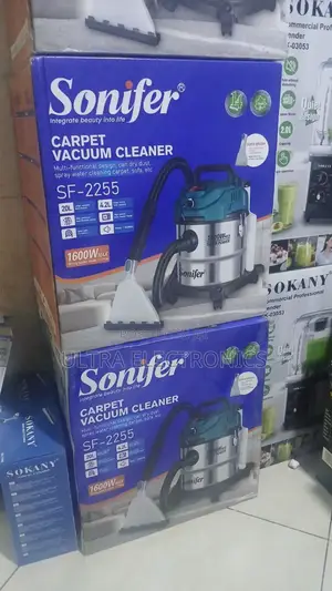 Sonifer Sf-2255 Carpet Vacuum Cleaner, Designed for Both Wet and Dry