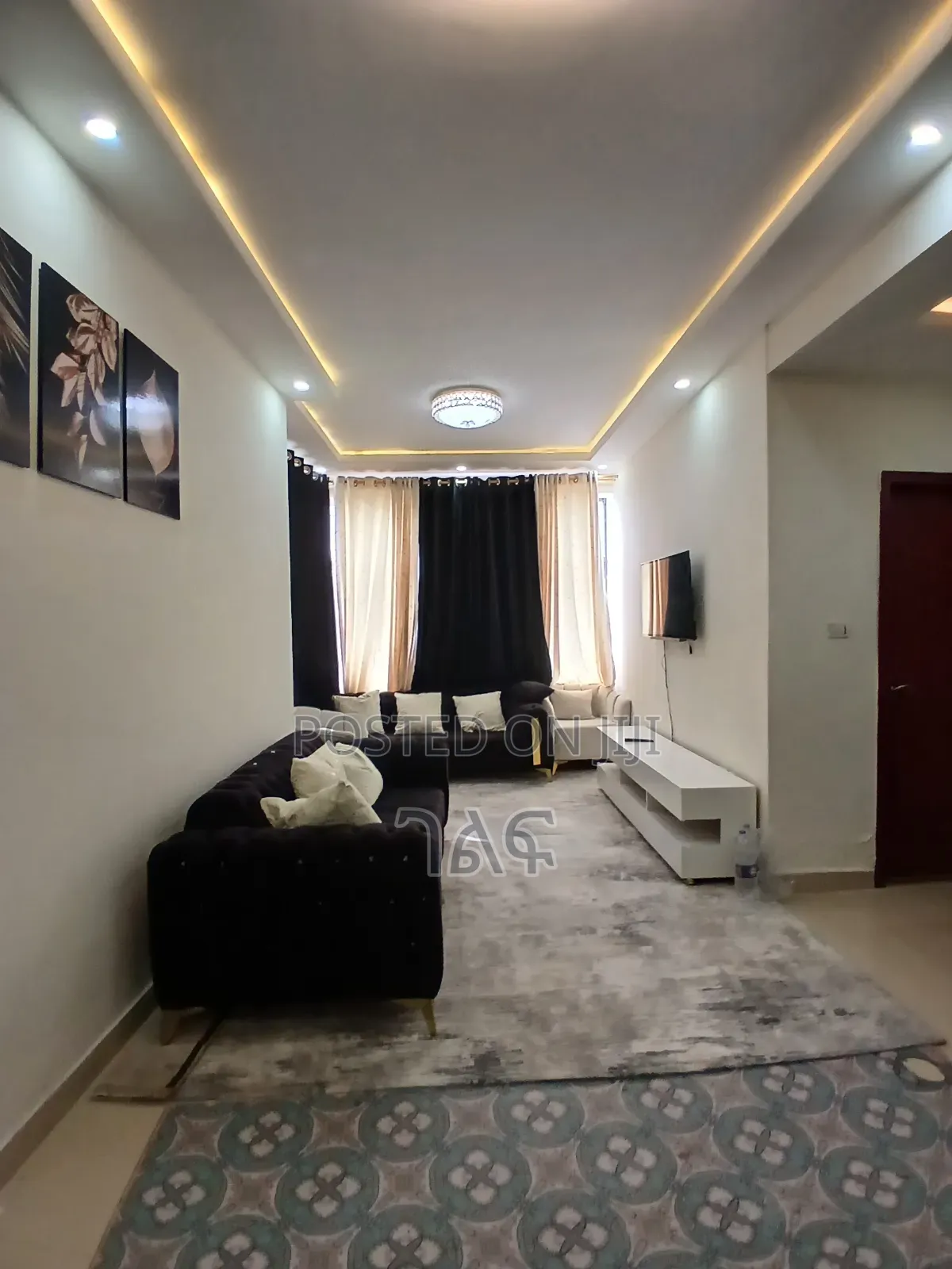 Furnished 2bdrm Apartment in የሚከራይ ገስት ሃውስ ባለ 2, Bole for rent