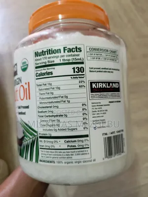 Coconut Oil Organic Virgin Kirkland