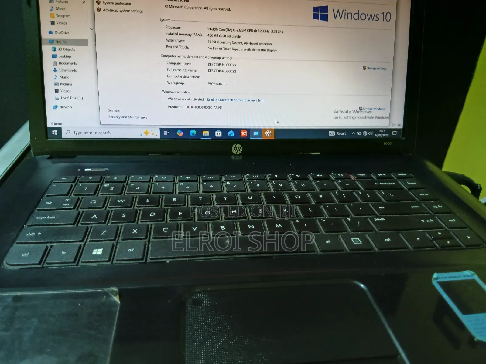 Laptop HP Stream Notebook 4GB Intel Core 3 HDD 500GB