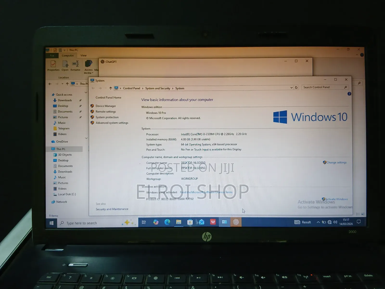 Laptop HP Stream Notebook 4GB Intel Core 3 HDD 500GB