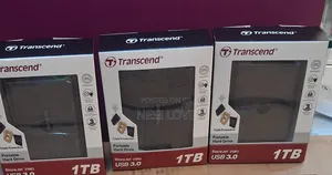 1tb Transcend External Hard Disk Drive Storage