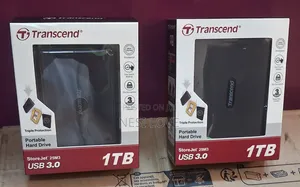 1tb Transcend External Hard Disk Drive Storage