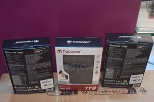 1tb Transcend External Hard Disk Drive Storage