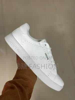 Lacoste Men's Flat: Full White