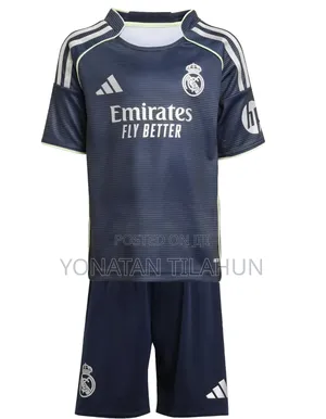Real Madrid 2025/2026 Blue Black Kit