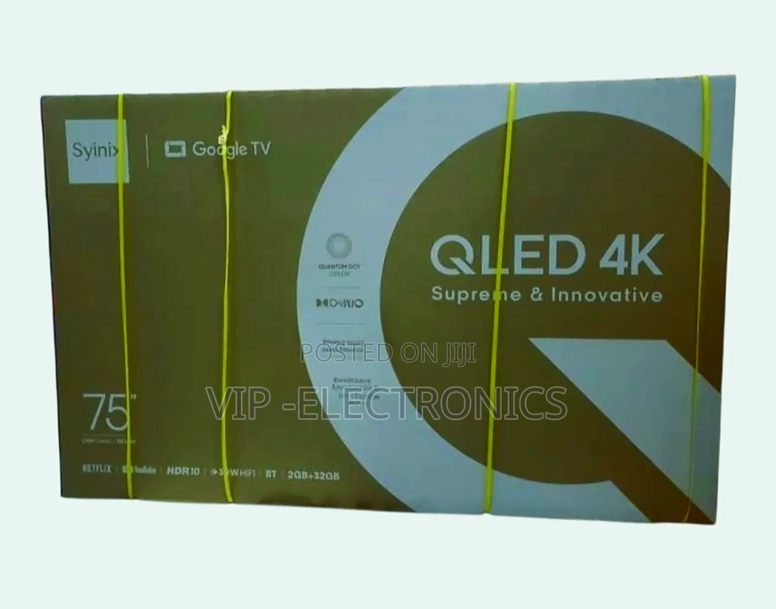 Syinix Tv 75 Inch Tv Samrt Uhd Qled Original Syinix Googel Tv