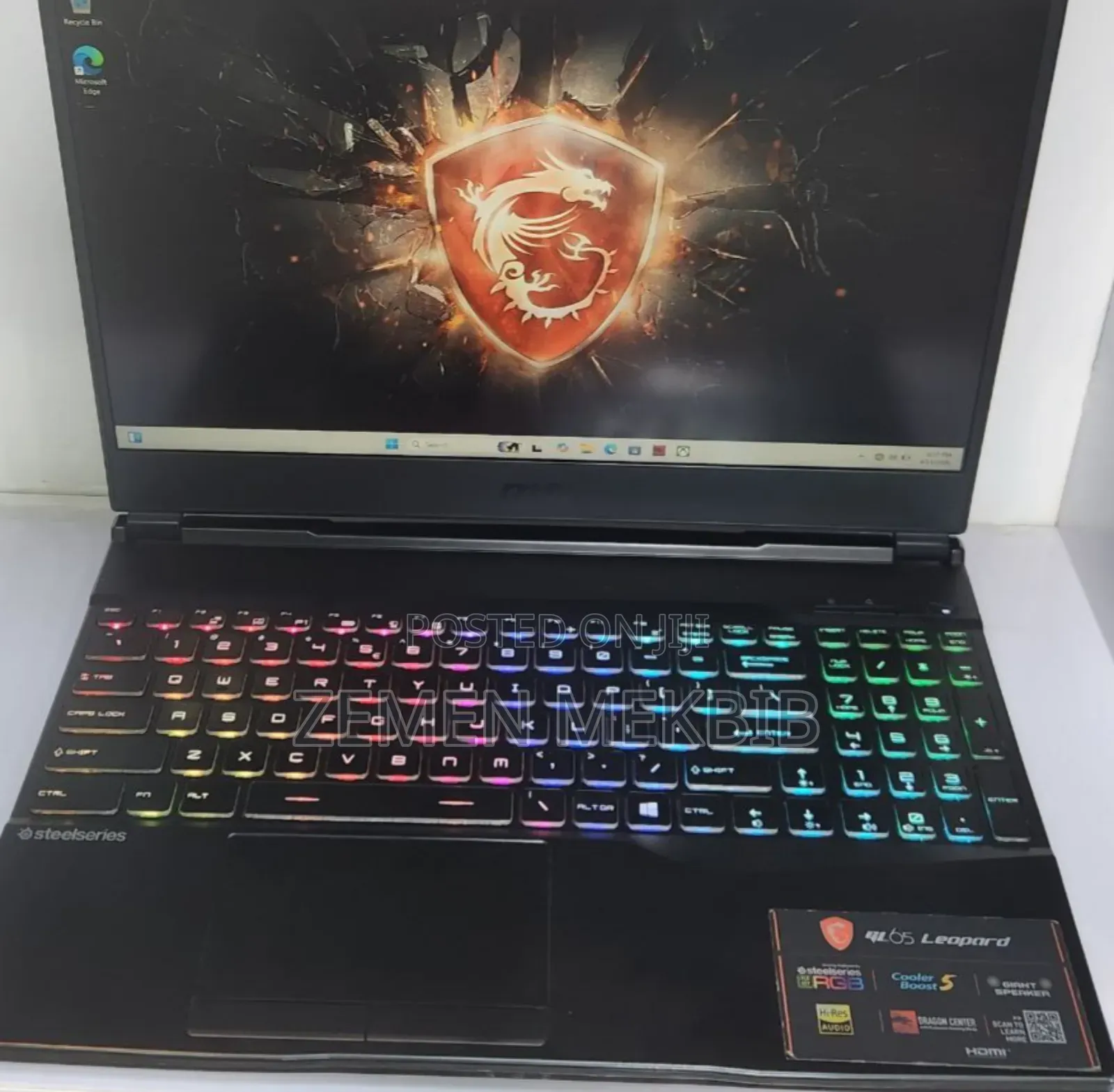 New Laptop MSI GF63 16GB Intel Core i5 SSD 512GB