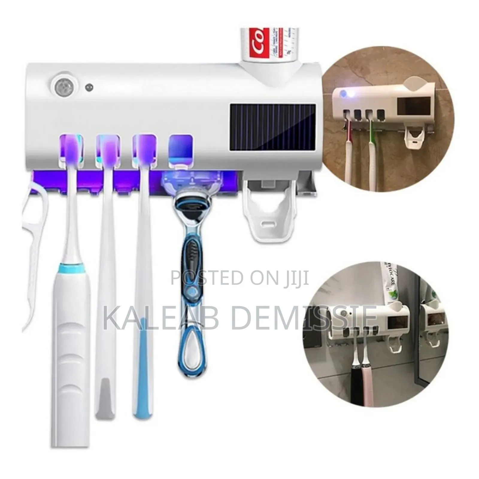 Multi-Function Toothbrush Sterilizer በአንድ ጊዜ 4 ጥርስ ብሩሾችን የሚይዝ