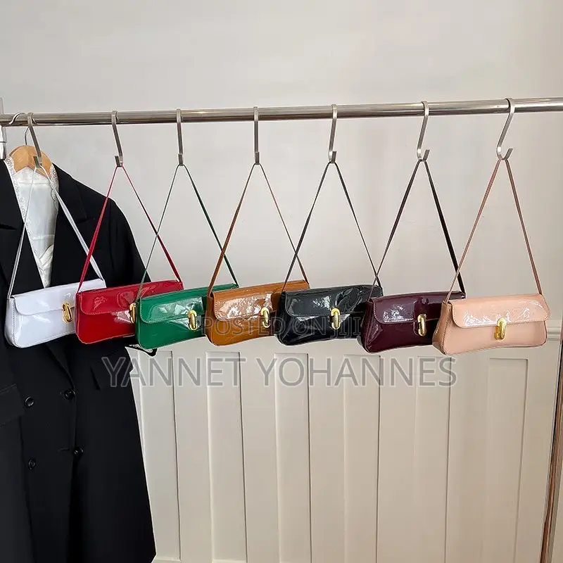 Elegant Glossy Mini Shoulder Bag for Women
