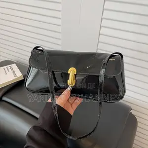 Elegant Glossy Mini Shoulder Bag for Women