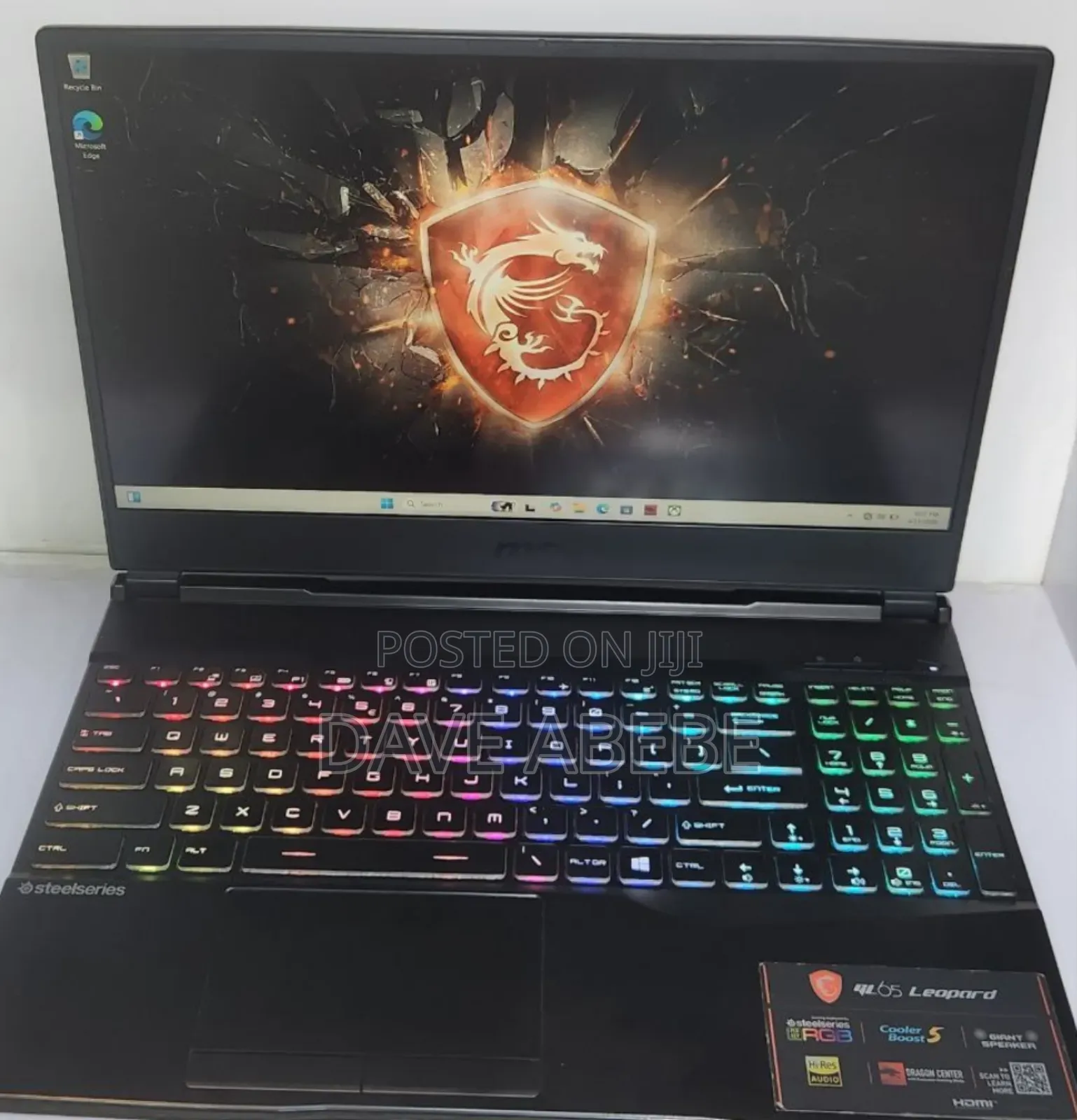 New Laptop MSI 16GB Intel Core i5 SSD 512GB