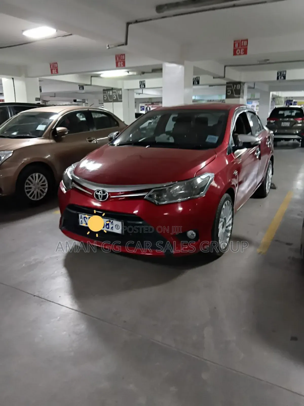 Toyota Yaris 2013 Red