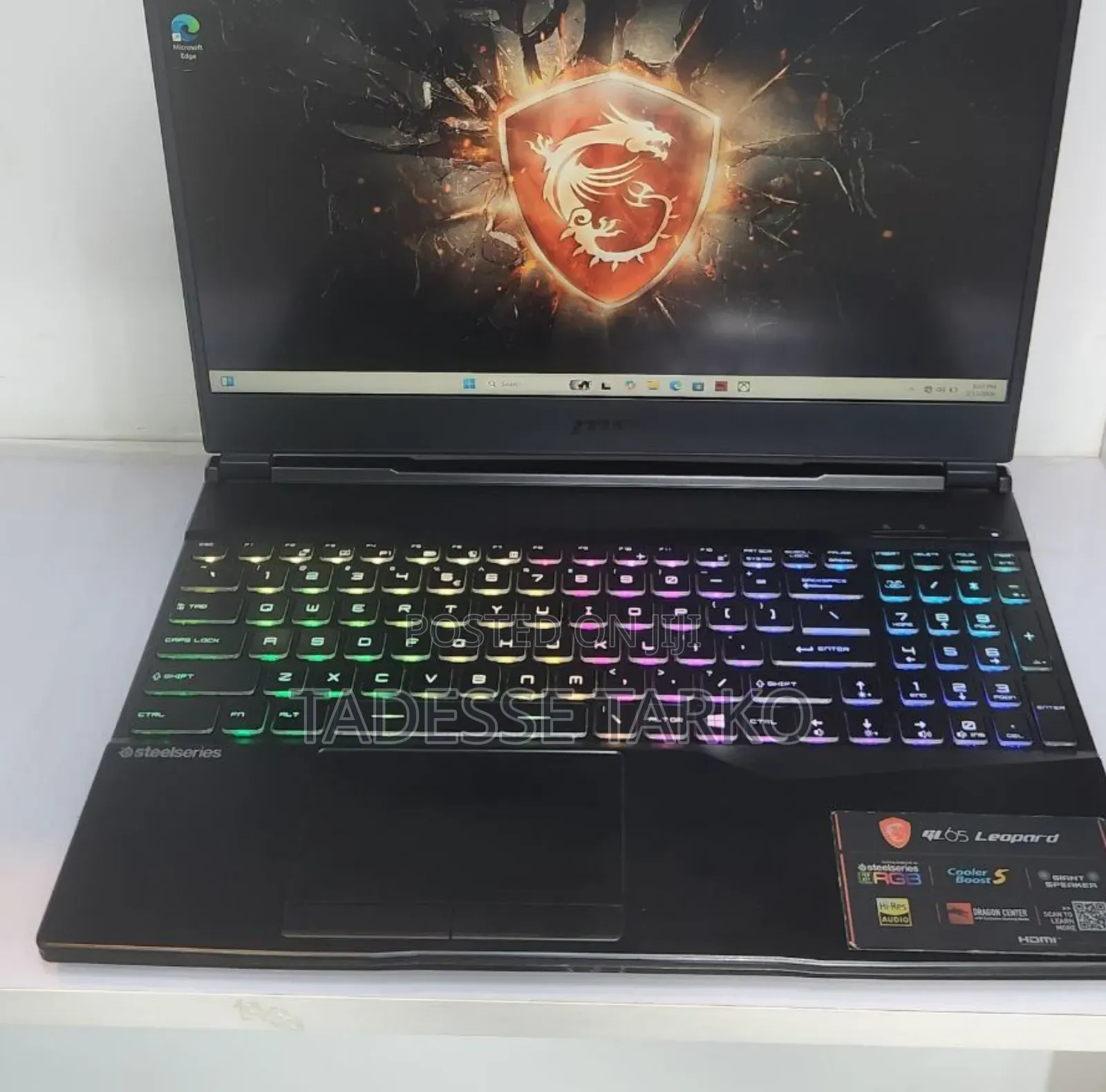 New Laptop MSI GP75 Leopard 16GB Intel Core i5 SSD 512GB
