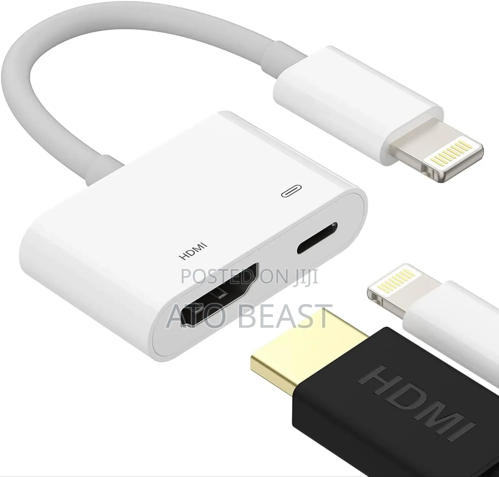 Apple Lightning Digital Av Adapter Connect an iPhone, iPad,iPod to Tv