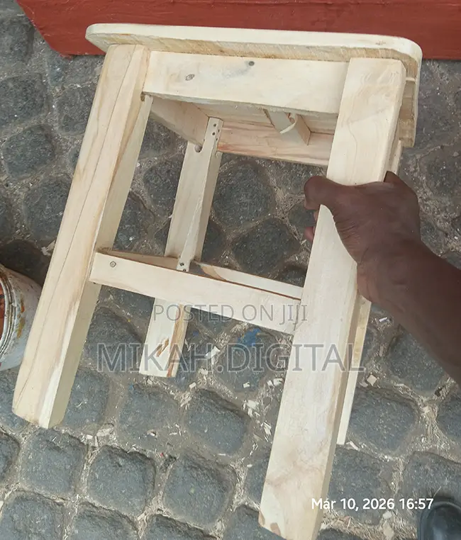 35 By 35 Mini Unvarnished Wooden Chairs | ከእንጨት የሚሰሩ ወንበሮች