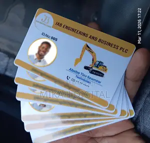 350g Mica PVC Id Card Printing Service | Designing Delivery