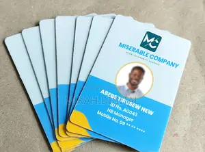 350g Mica PVC Id Card Printing Service | Designing Delivery