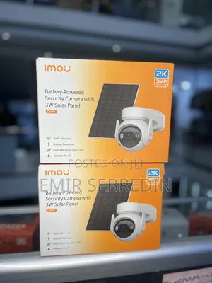 Imou Cell Pt Battery Powered With Solar Panel Smart Security Camera