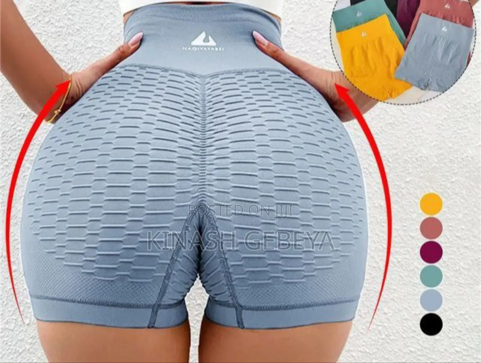 High Waist Butt Lifting Yoga Shorts