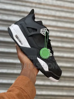 Air Jordan 4 Oreo Inspired Sneakers