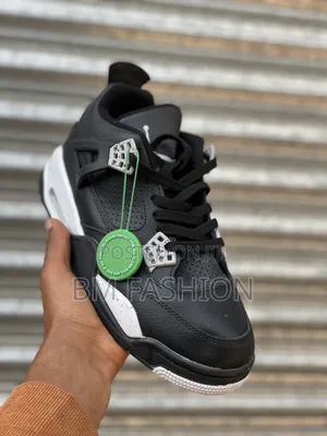 Air Jordan 4 Oreo Inspired Sneakers
