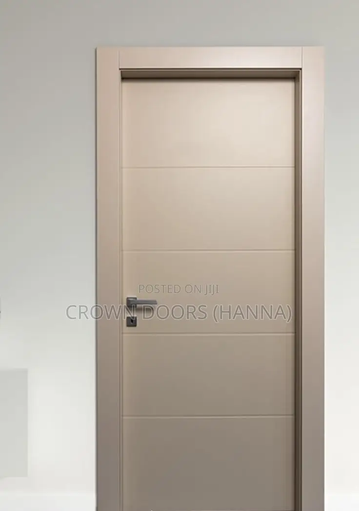 Engineered Wooden Door Made of Natural Stone Wooden Fiber From Crown