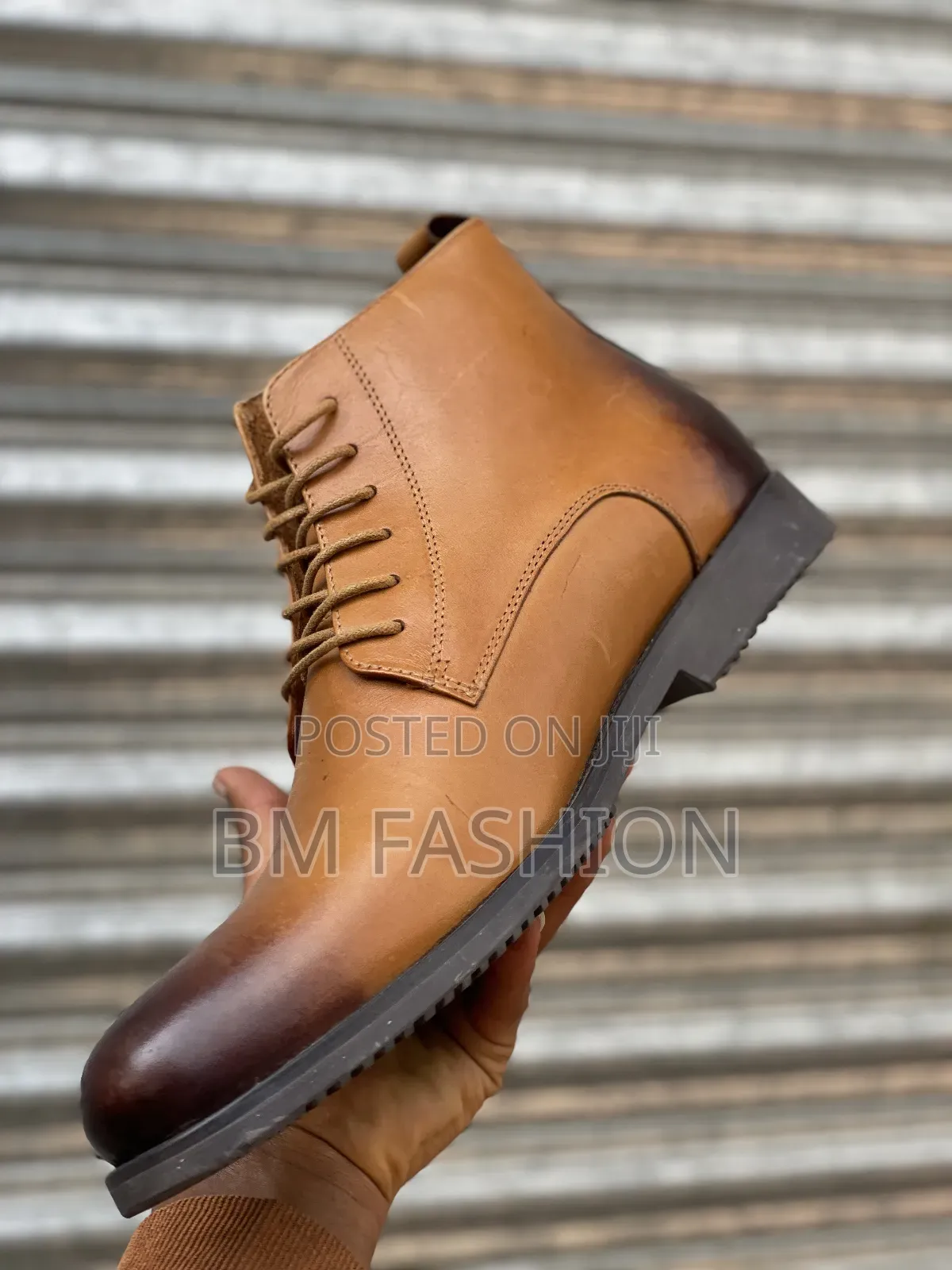 Clarkstan Burnished Leather Lace-Up Ankle Boots