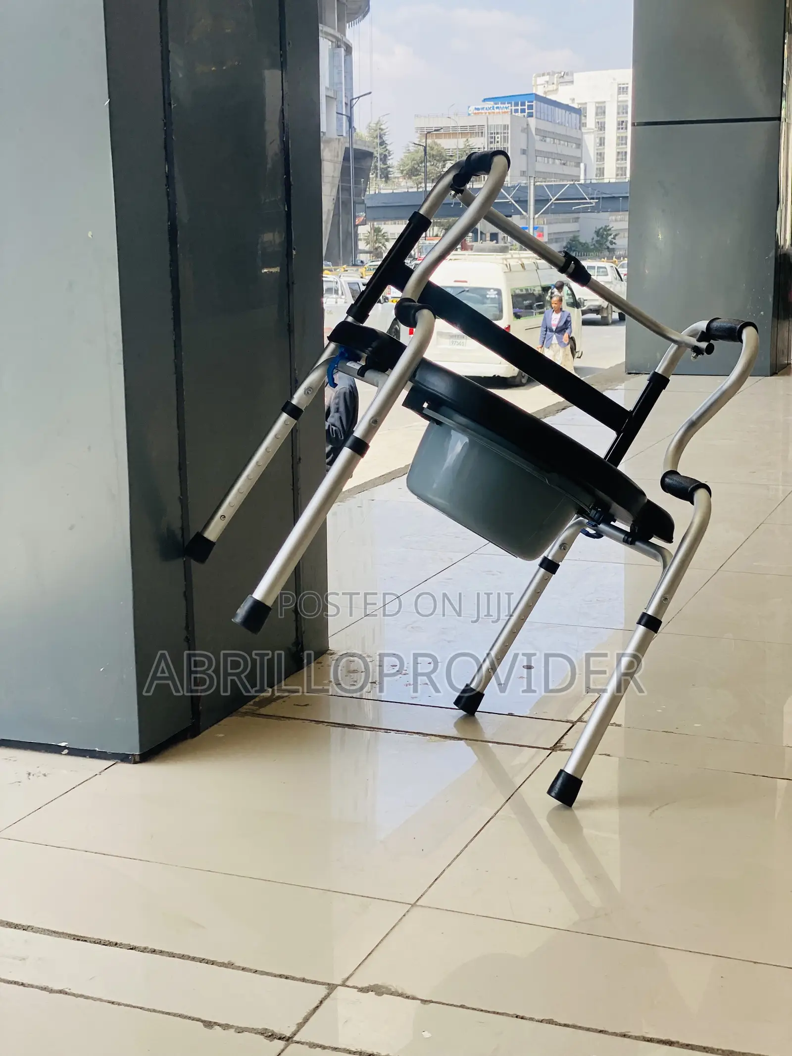 Commode, Shower Chair, Raised Toilet Seat Walkers for Seniors Walking