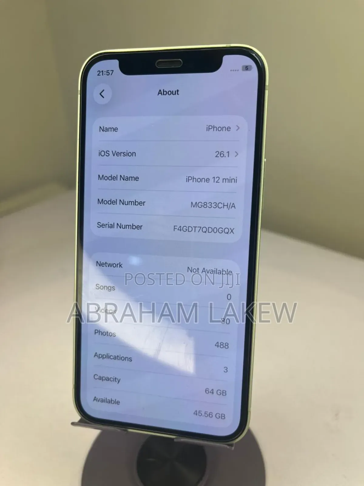 New Apple iPhone 12 mini 64 GB White