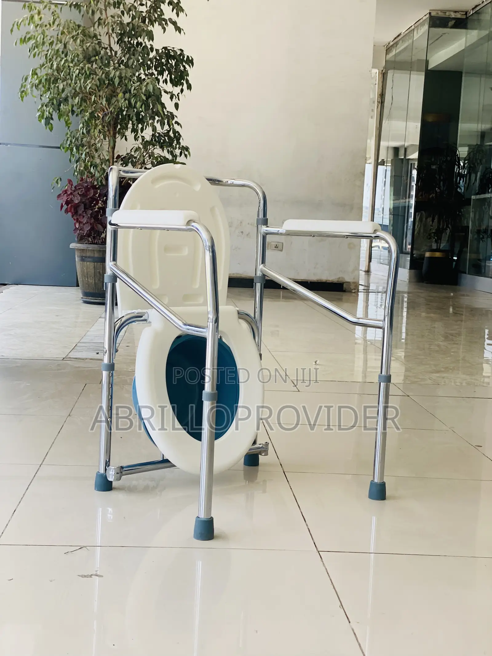 Alloy Steel Supreme Heavy Duty Foldable Commode Chair Easy
