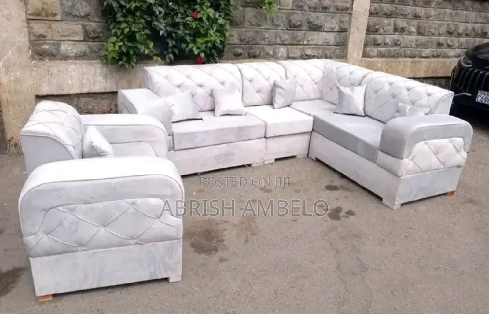 ሶፋ Silver Color New