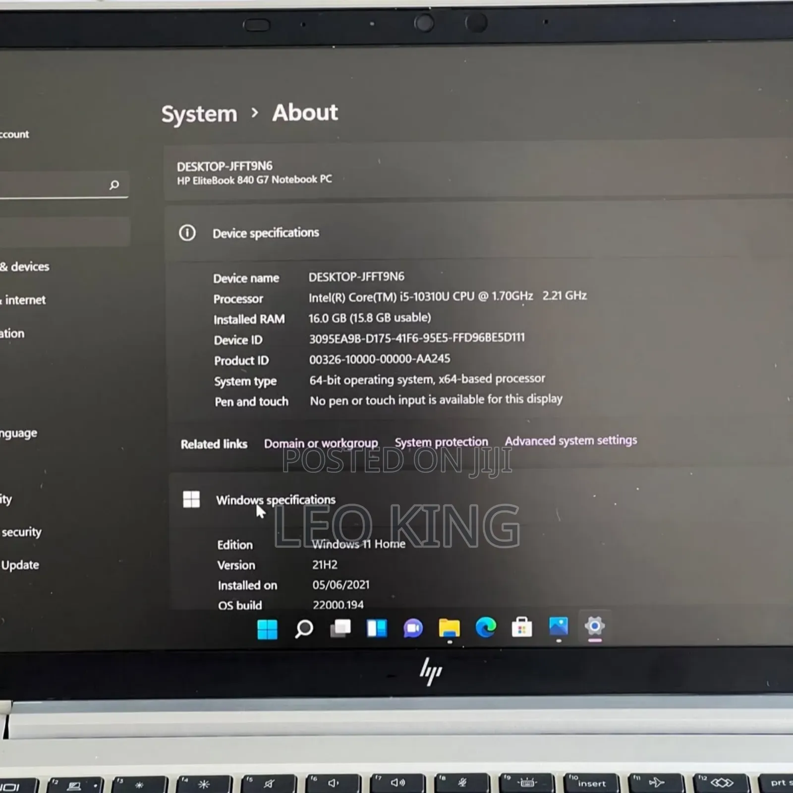 New Laptop HP EliteBook 840 G7 16GB Intel Core i5 SSD 512GB