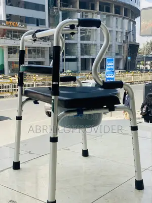 L.Ban Walker - Elderly Man With Thickened Crutches - Aluminum Alloy