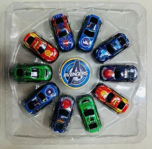 Avengers Hero Cars Set, 10 Pcs