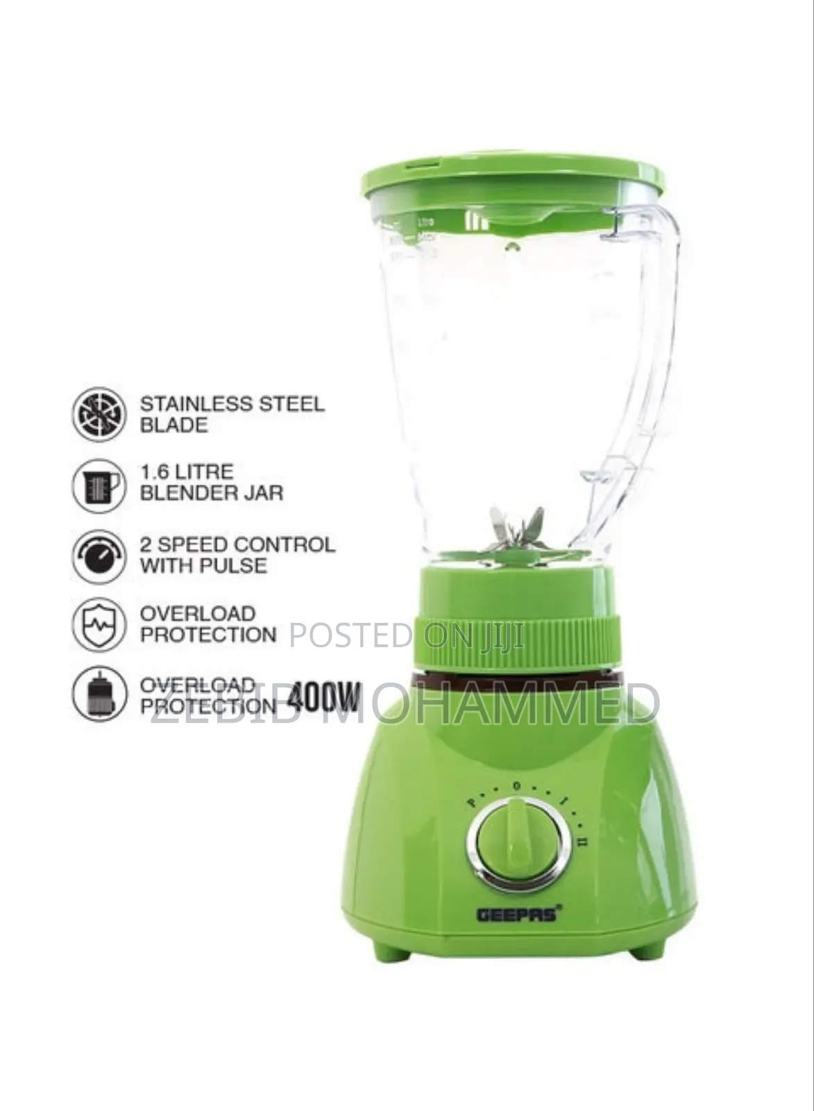 Gepars Blender ጁስ መፍጫ