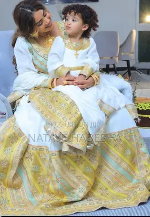 Habesha Kemis የሀበሻ ቀሚስ ሽፎን Yehabesha Libs የሐበሻ ልብስ Traditional Dress