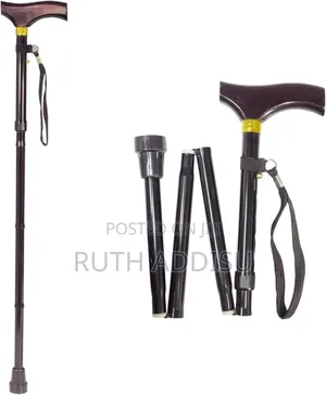 Weight Light Aluminum Single Leg Walking Aids Adjustable Walking Stick