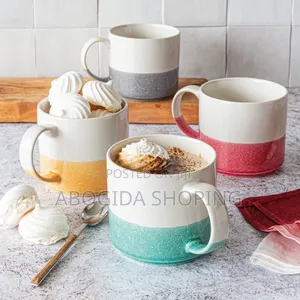 Stoneware Coffee Tea Cups With Handle