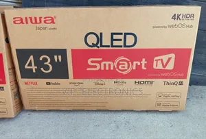 Aiwa Tv 43 Inch Smart HDR Hd Qled Frameless RealOriginal Aiwa Tv