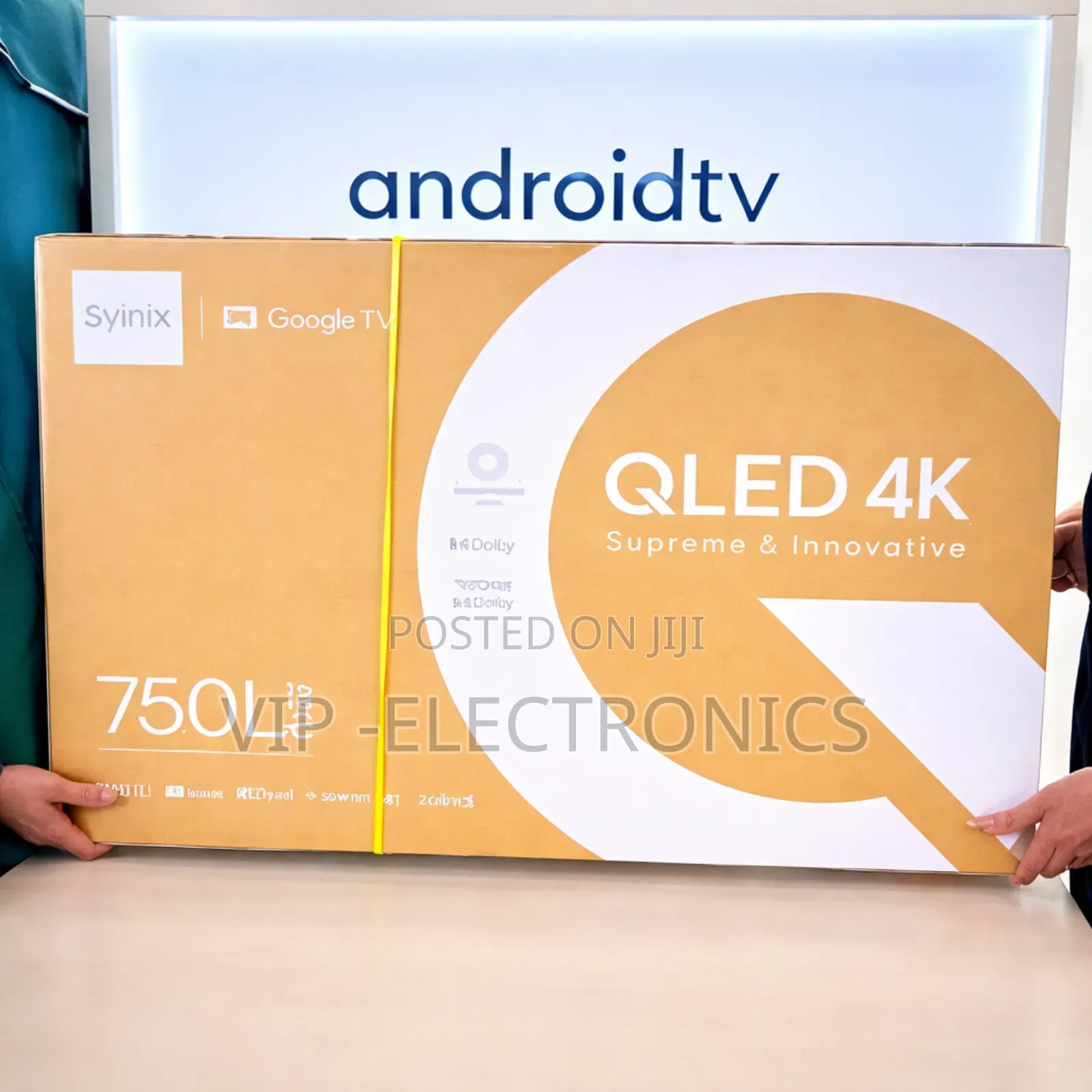 Syinix 75 Inch Tv Smart HDR Qled Original Syinix Tlevation