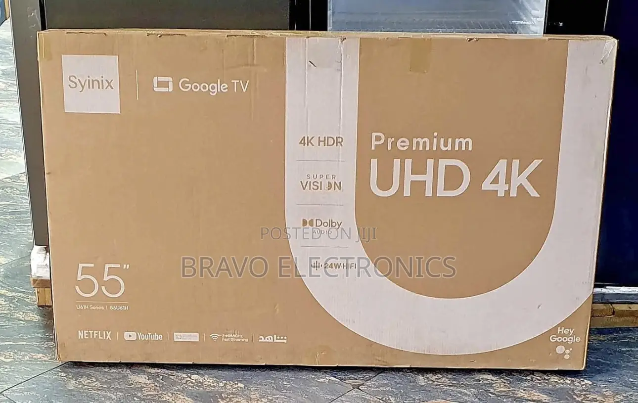 Syinix Tv 55” Frameless Uhd