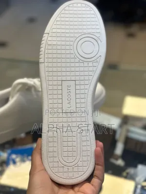 Lacoste Full White Cor High Master Quality Flat Lather Shoes