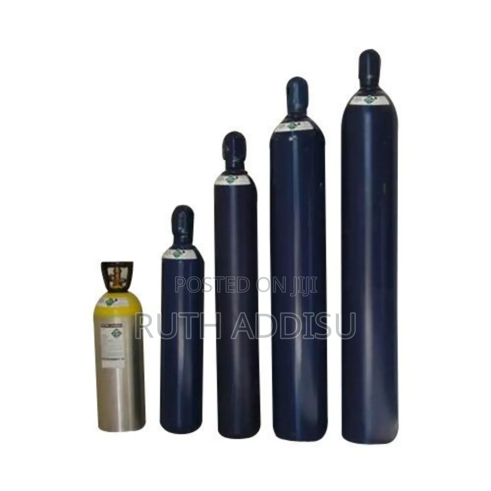 High Pressure 2l Medical Gas Cylinder With Welding Medical Aluminum